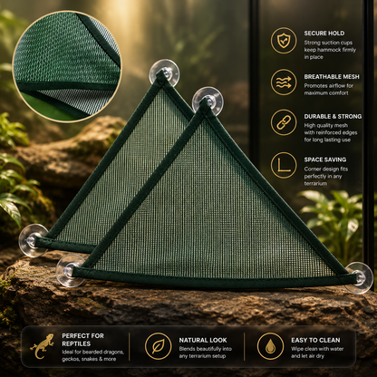 Reptile Corner Hammock Mesh Lounger