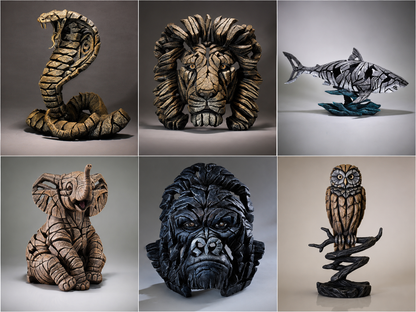 Contemporary Geometric Animal Resin Sculpture