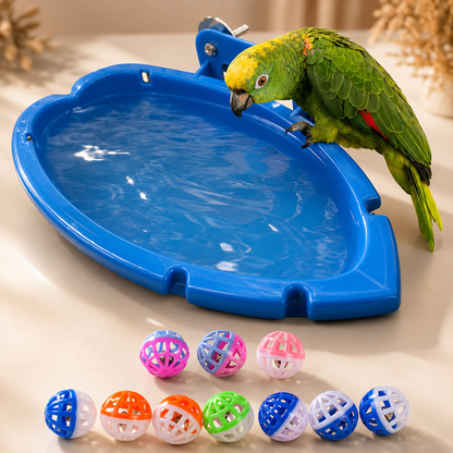 Birdie Splash & Snack Tray with Play Balls