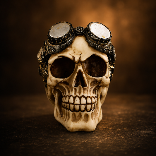 Punk Rock Skull Aquarium & Reptile Tank Décor