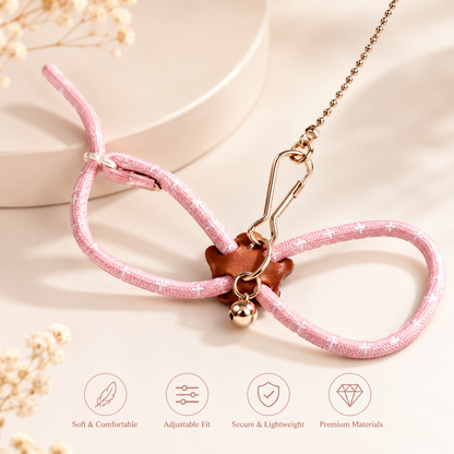 Small Pet Harness & Leash Set