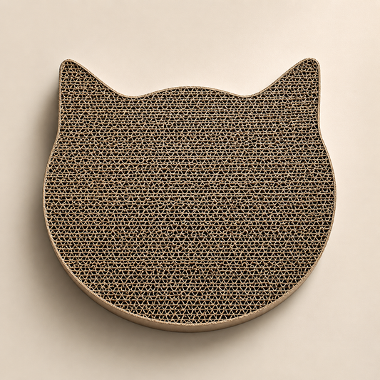 Cat Scratch Pad – Corrugated Cardboard (3 Shapes Available: Fish, Butterfly & Cat Head)