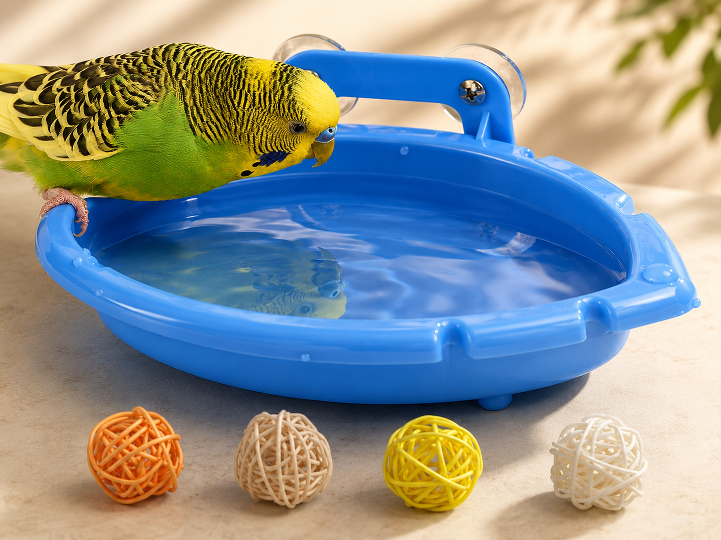 Birdie Splash & Snack Tray with Play Balls