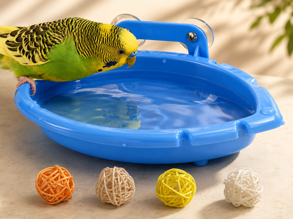 Birdie Splash & Snack Tray with Play Balls