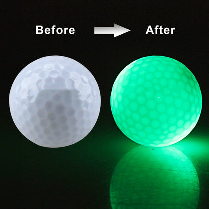 LED Glow Golf Balls for Tiny Dogs – Durable Light-Up Fetch Golf Balls