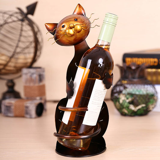 Artistic Cat Wine Bottle Holder