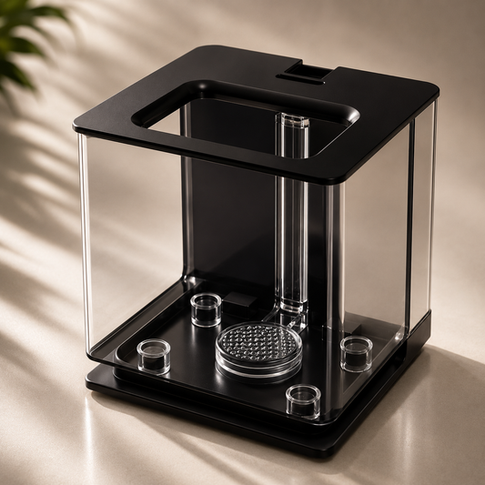 Self-Cleaning Nano Fish Tank (2.5L) – Compact Desktop Aquarium