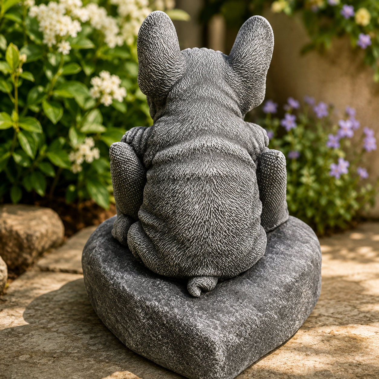 French Bulldog Welcome Garden Ornament
