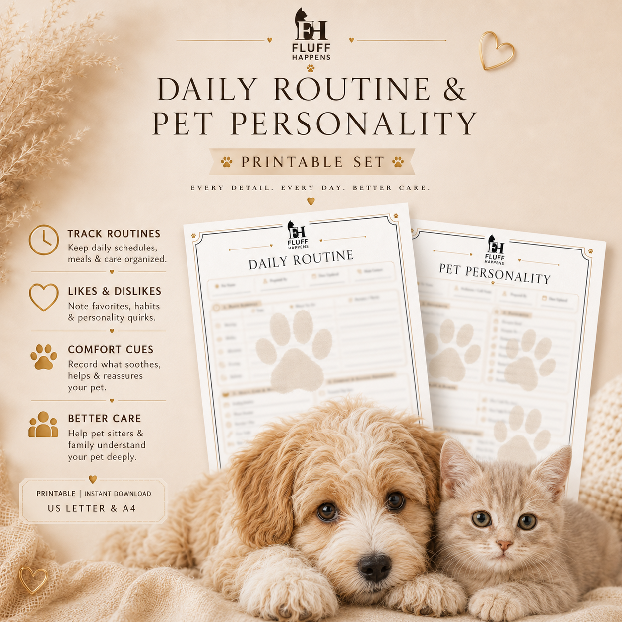 Daily Routine & Pet Personality