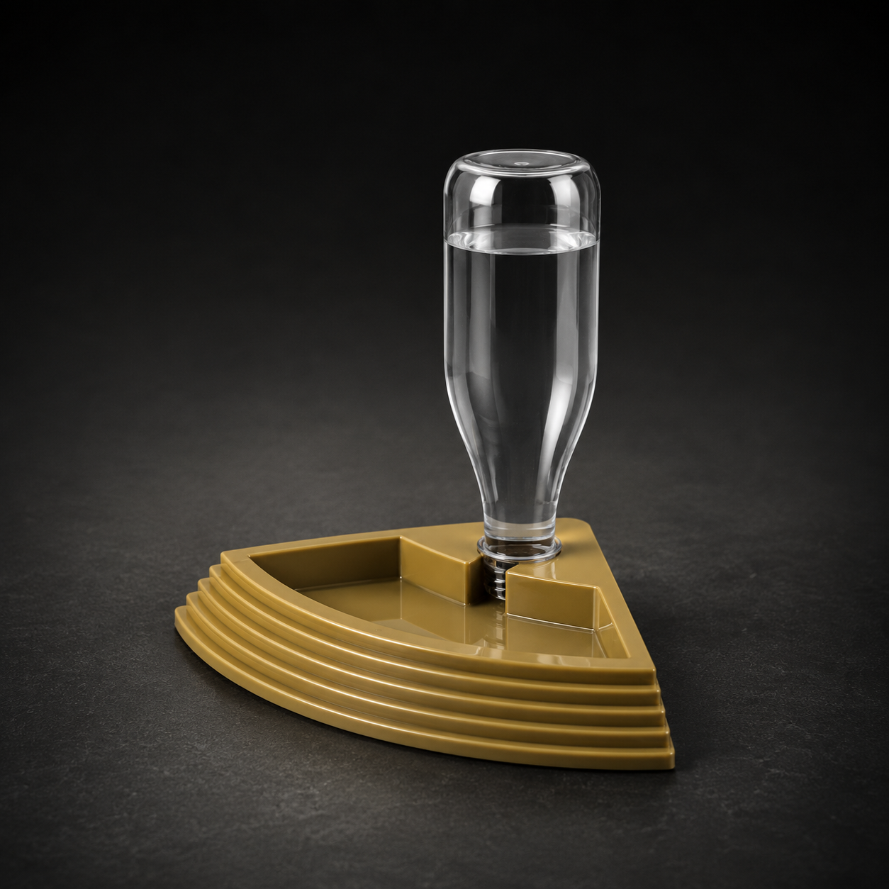 Corner Reptile Water Fountain & Feeding Tray