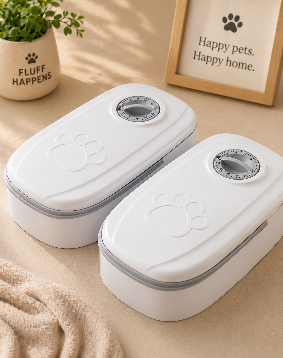 Smart Pet Feeder – Automatic Timed Food Dispenser for Cats & Dogs