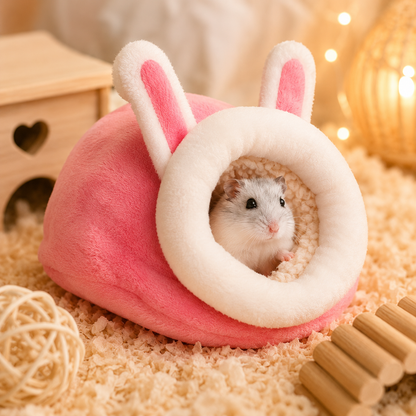 Hamster Plush Sleeping Spot – Soft Warm and Cotton