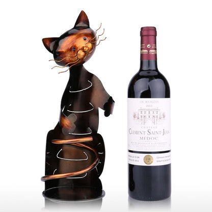 Artistic Cat Wine Bottle Holder