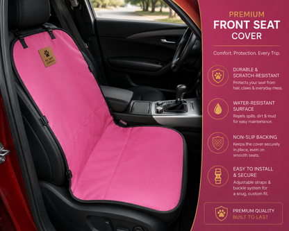 Waterproof Dog Car Seat Cover Hammock – Anti-Slip Pet Back Seat Protector (Foldable, Scratch & Dirt Resistant)