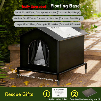 Insulated Outdoor Cat & Small Animal House / The Warm Retreat
