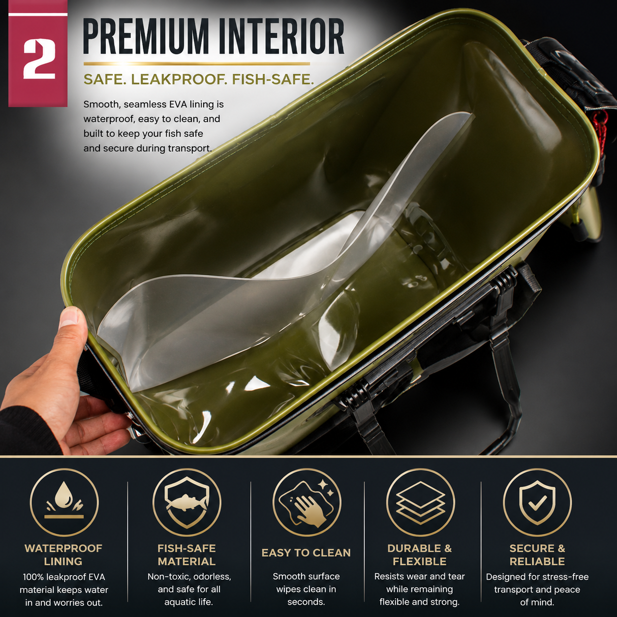 Portable Live Fish Carrier Bag – Safe Aquarium Transport