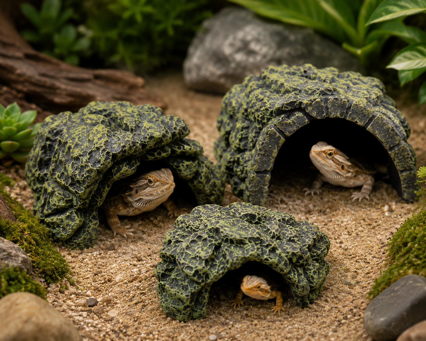 Natural Resin Reptile & Aquarium Cave Hide