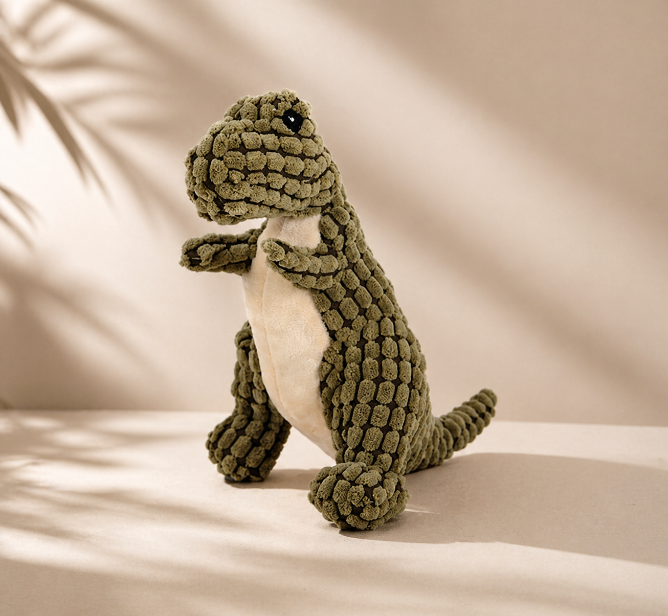 Cute Dino Plush Squeaky Toy for Dogs