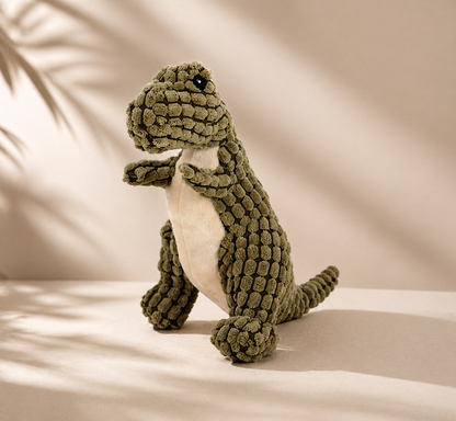 Cute Dino Plush Squeaky Toy for Dogs