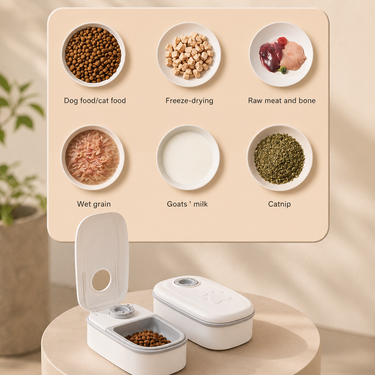 Smart Pet Feeder – Automatic Timed Food Dispenser for Cats & Dogs