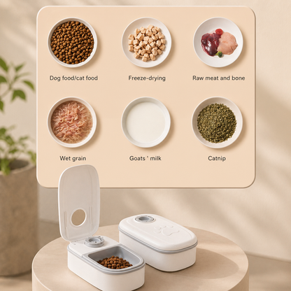 Smart Pet Feeder – Automatic Timed Food Dispenser for Cats & Dogs