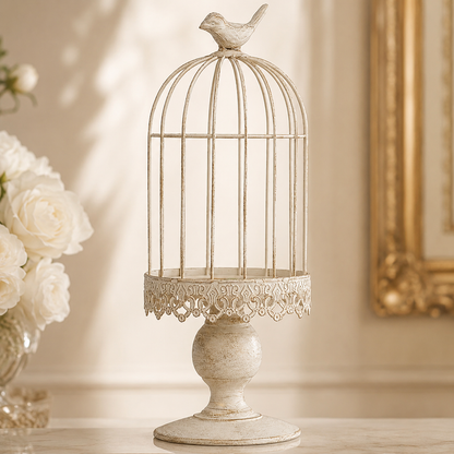 Vintage Birdcage Ornament