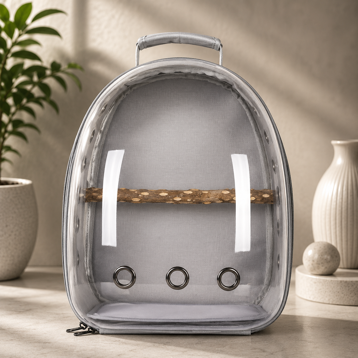 Clear View Bird Travel Backpack Carrier
