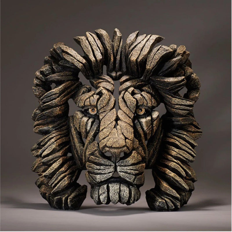 Contemporary Geometric Animal Resin Sculpture