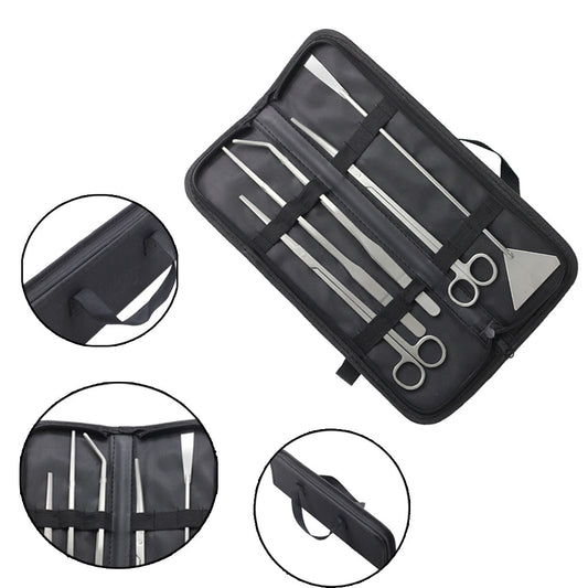 Professional Aquascaping Tool Kit – Stainless Steel Aquarium Plant Maintenance Set (3PCS / 5PCS)