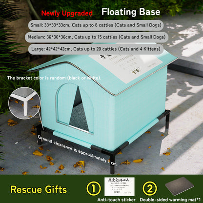 Insulated Outdoor Cat & Small Animal House / The Warm Retreat