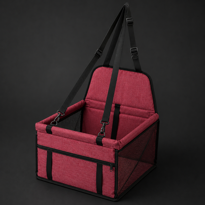 Portable Car Seat Pet Carrier Bed – Secure Travel Booster for Dogs & Cats