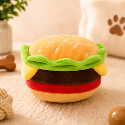 Cute Fast Food Plush Dog Toy Collection