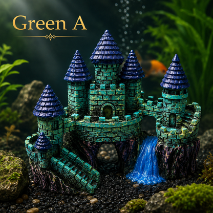 Fantasy Aquarium Castle Ornaments