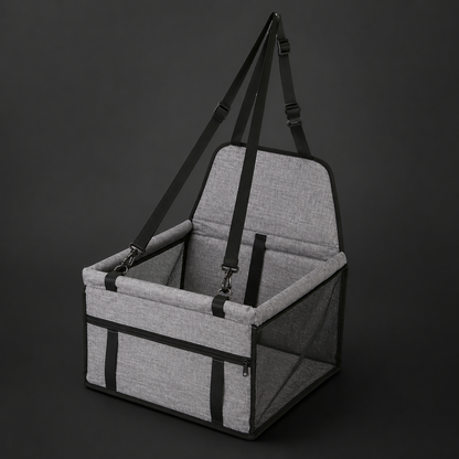 Portable Car Seat Pet Carrier Bed – Secure Travel Booster for Dogs & Cats