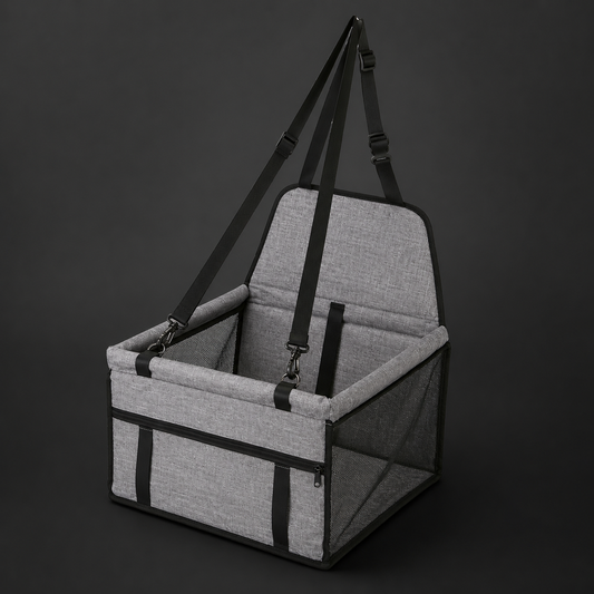 Portable Car Seat Pet Carrier Bed – Secure Travel Booster for Dogs & Cats