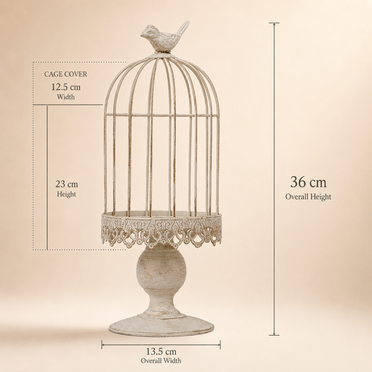 Vintage Birdcage Ornament