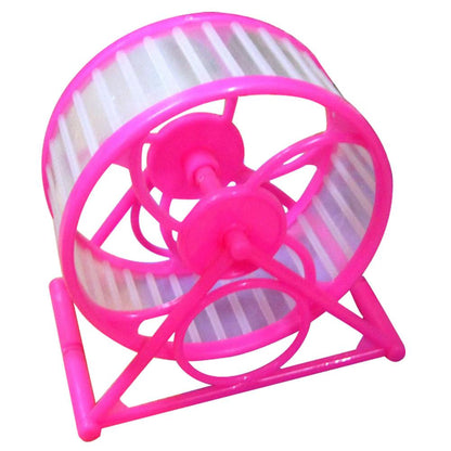 Hamster Running Wheel – Lightweight Exercise Spinner with Stand