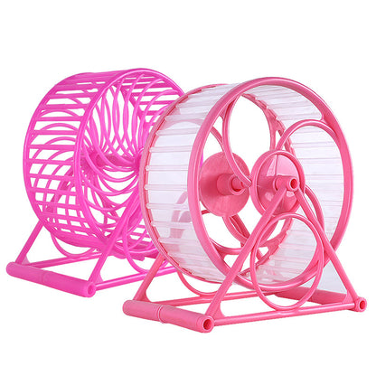 Hamster Running Wheel – Lightweight Exercise Spinner with Stand