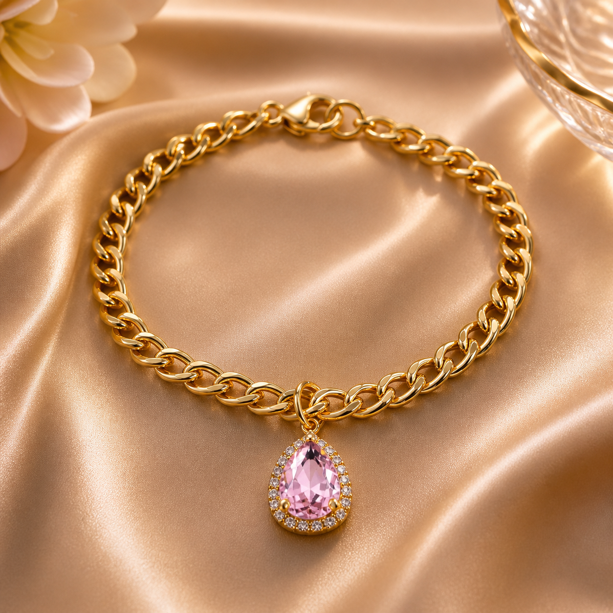 Enchanted Drop Gem Cat Collar