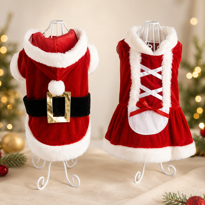Santa Paws Christmas Dog & Cat Costume