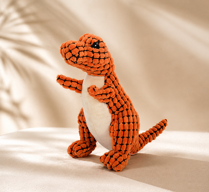 Cute Dino Plush Squeaky Toy for Dogs