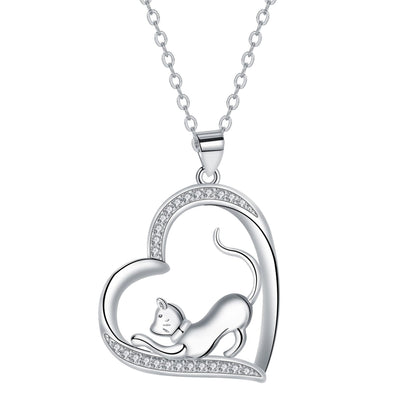 Elegant Cat Lover Necklace