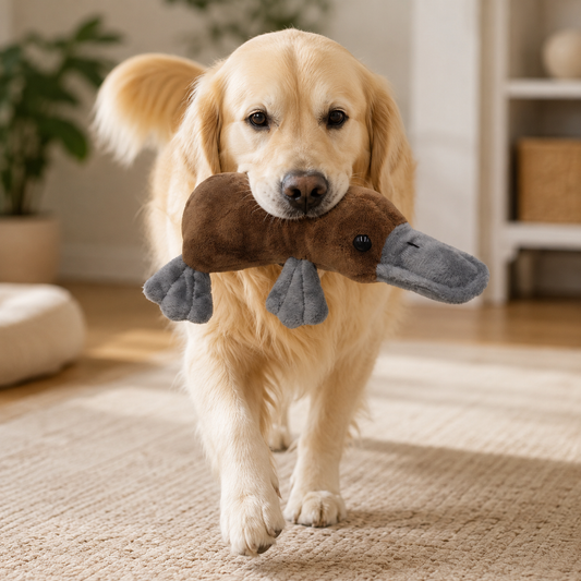 Cute Platypus Plush Dog Toy – Soft Interactive Plush for Dogs