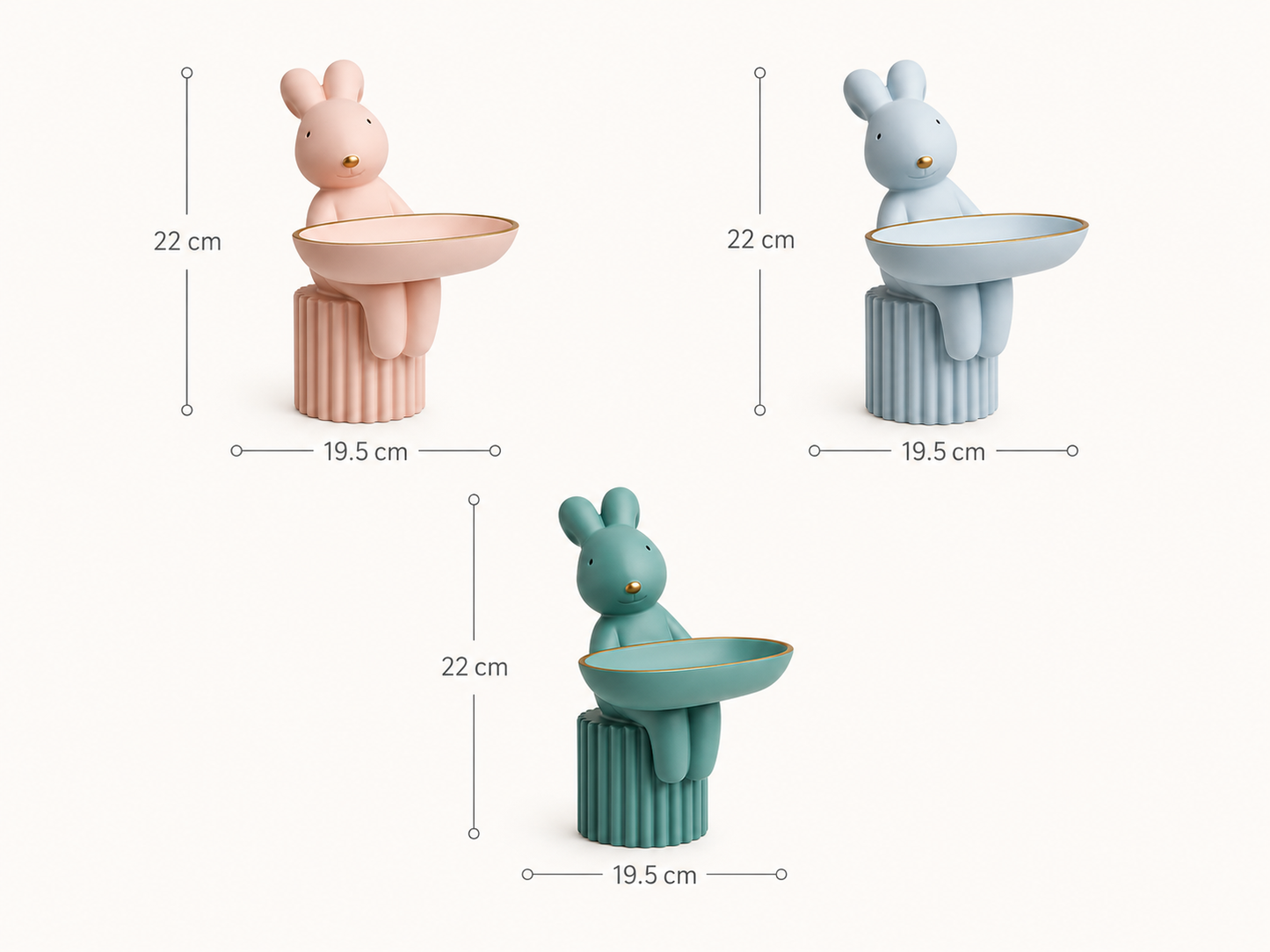 Bunny Storage Tray Ornament