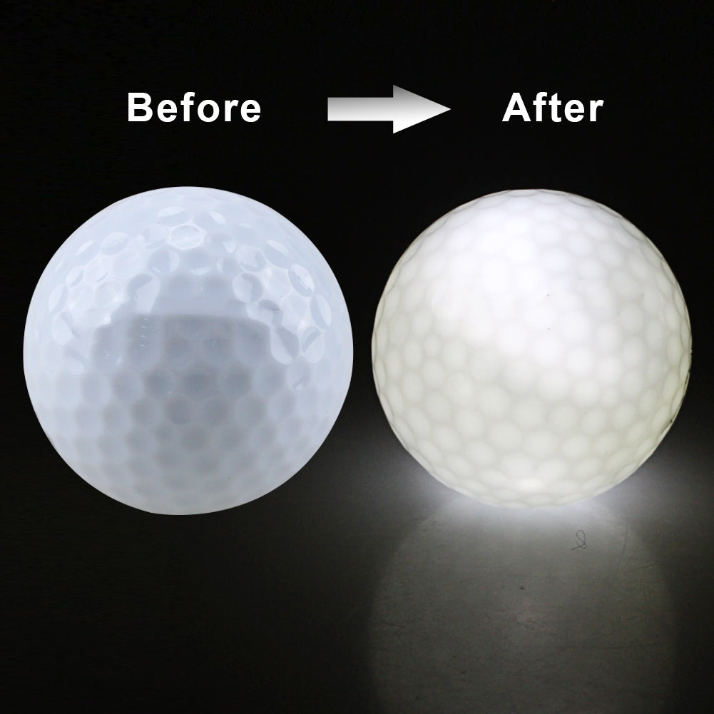 LED Glow Golf Balls for Tiny Dogs – Durable Light-Up Fetch Golf Balls