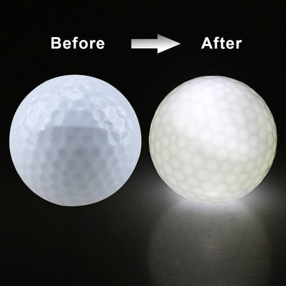 LED Glow Golf Balls for Tiny Dogs – Durable Light-Up Fetch Golf Balls