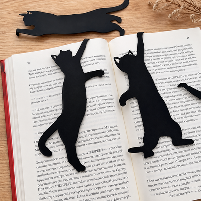Cat Lover Metal Bookmark Set