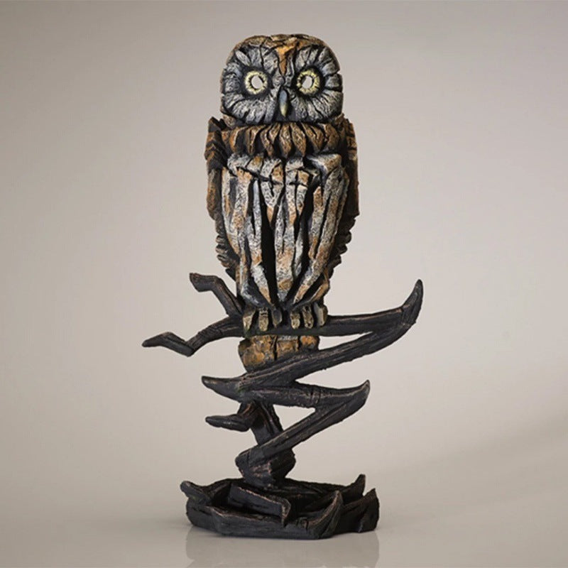 Contemporary Geometric Animal Resin Sculpture