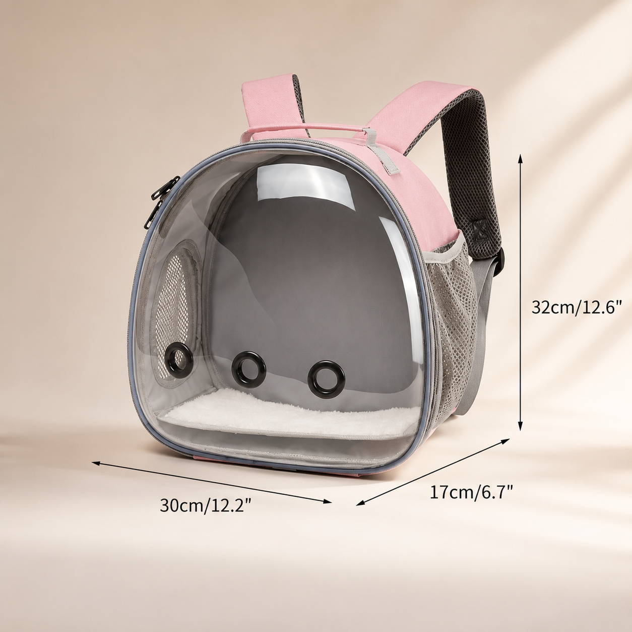 Clear View Small Pet Travel Backpack