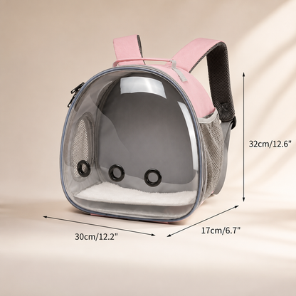 Clear View Small Pet Travel Backpack
